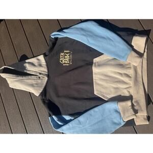 Goth Babe Colorblock Hoodie with Nashville Print